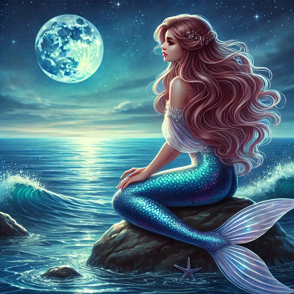 a mermaid card