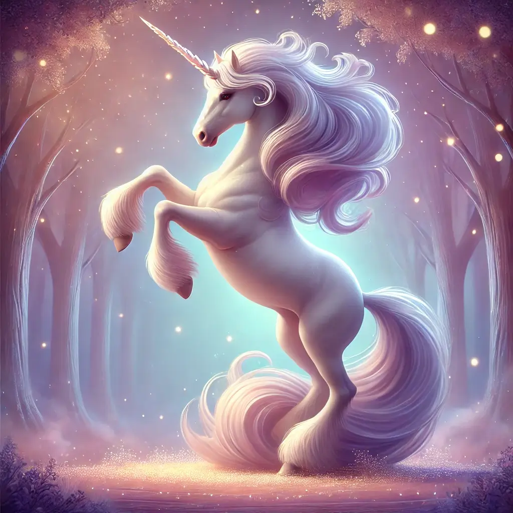 a unicorn card
